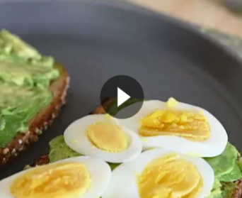 Healthy Boiled Eggs with Toast